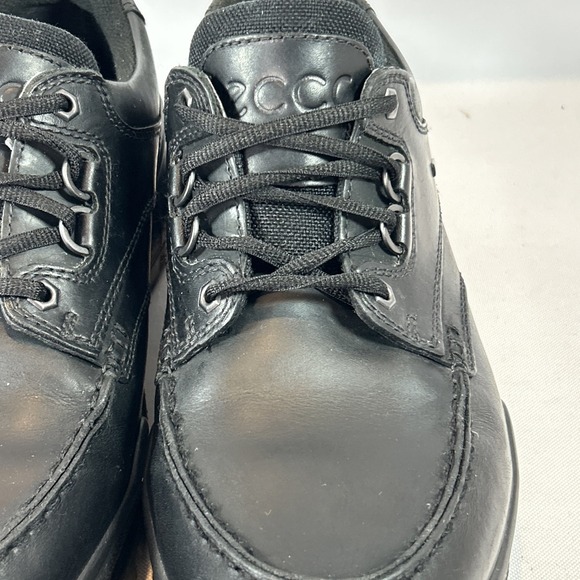 Ecco Track 25 Low Gore-Tex Men's Size 46EU 12US Black Leather Waterproof Shoes - Picture 9 of 15